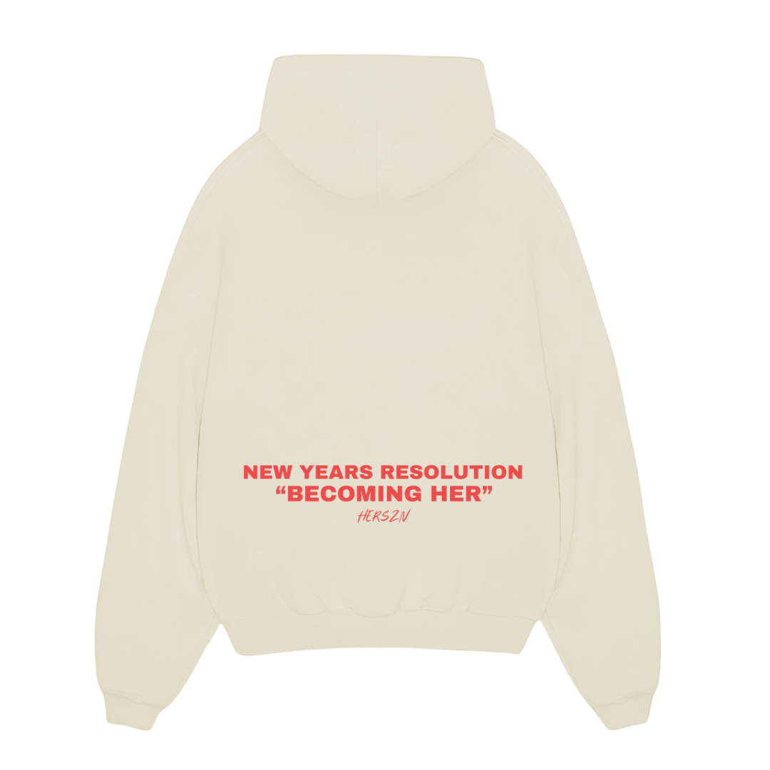 New Years Resolution Oversized Hoodie