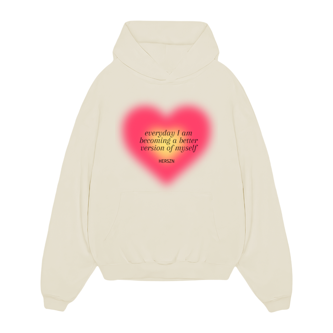 Everyday I'm becoming better Oversized Hoodie
