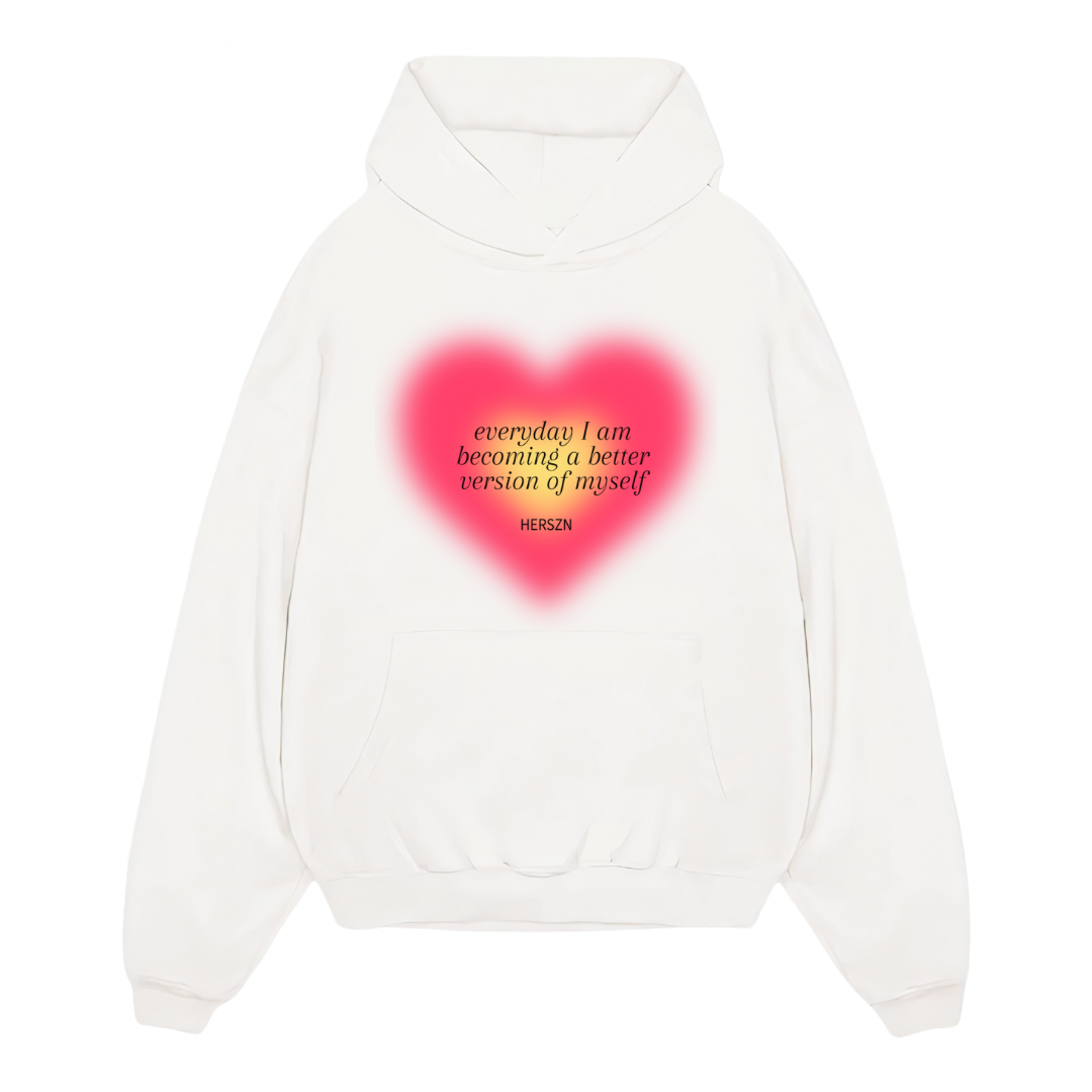 Everyday I'm becoming better Oversized Hoodie