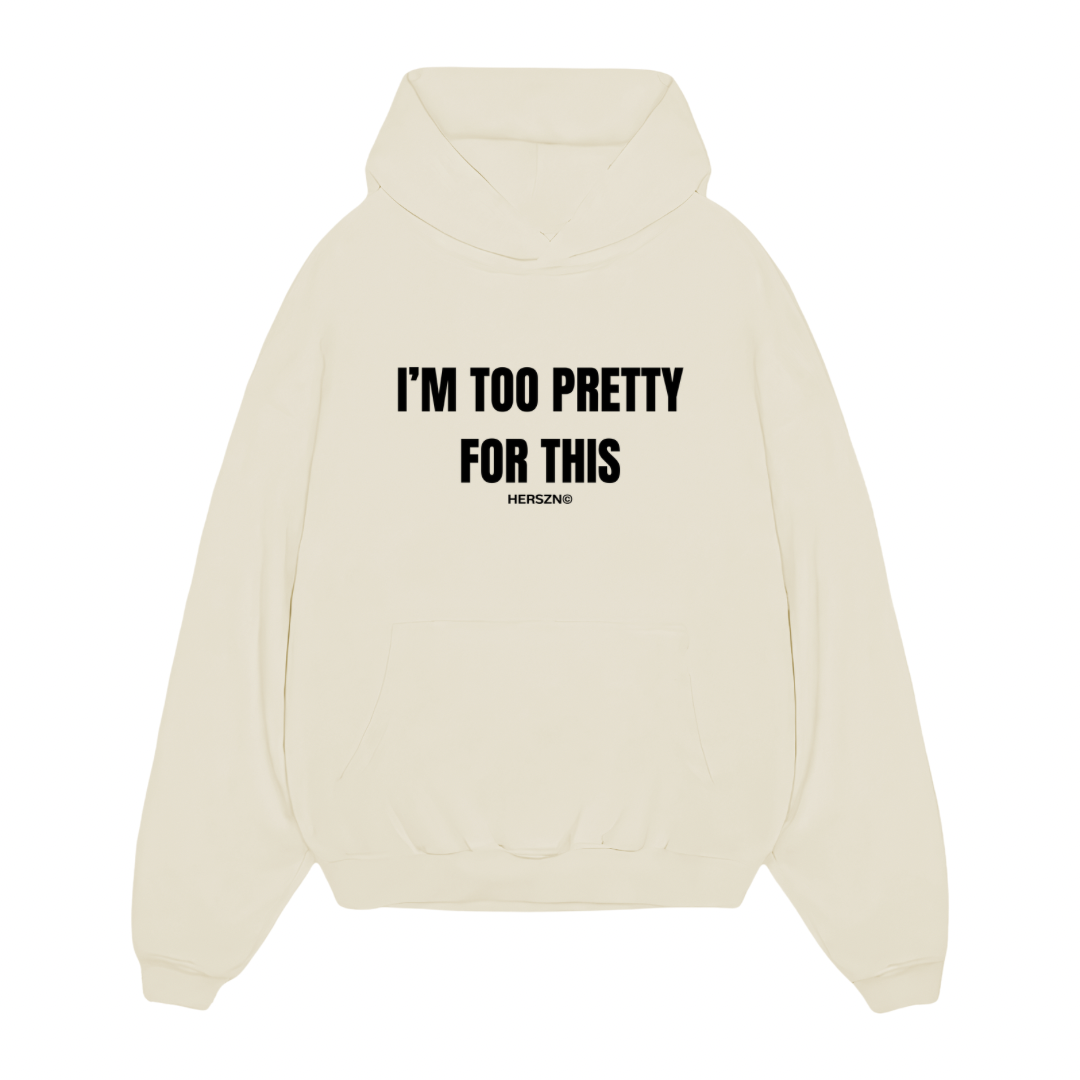 Too Pretty Oversized Hoodie